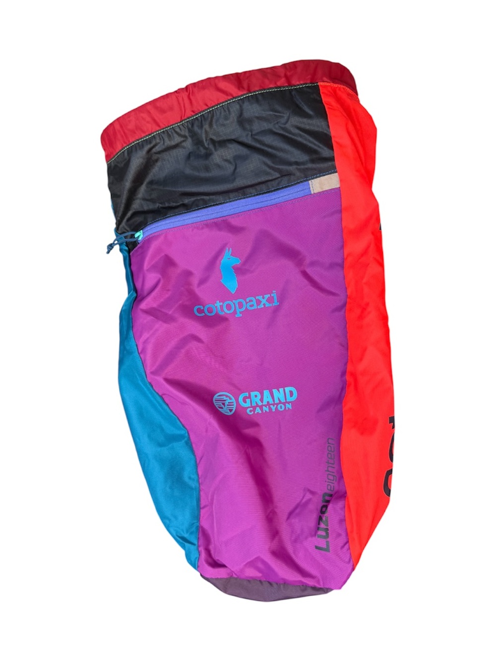 Cotopaxi 18L Luzon Colorblock Lightweight Hiking Day Pack - Purple/Red/Blue